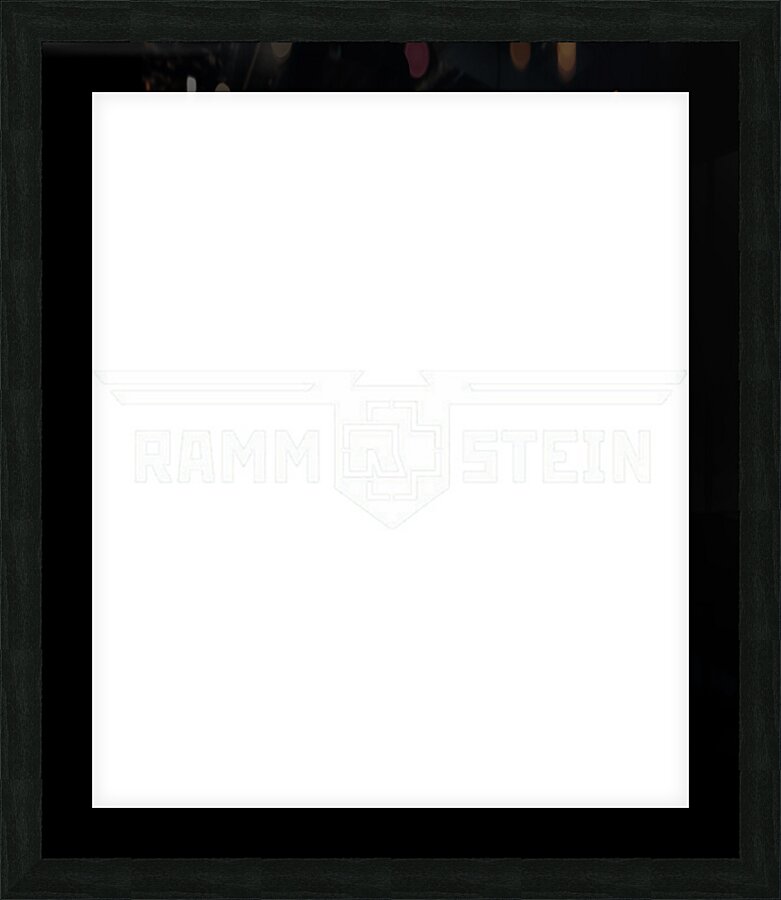 rammstein 30 Picture Frame print