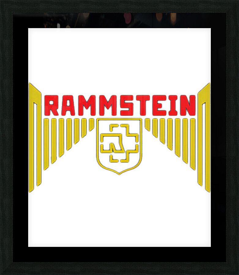 rammstein 31 Picture Frame print