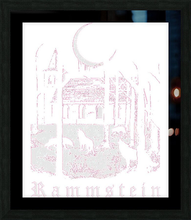 rammstein 34 Picture Frame print