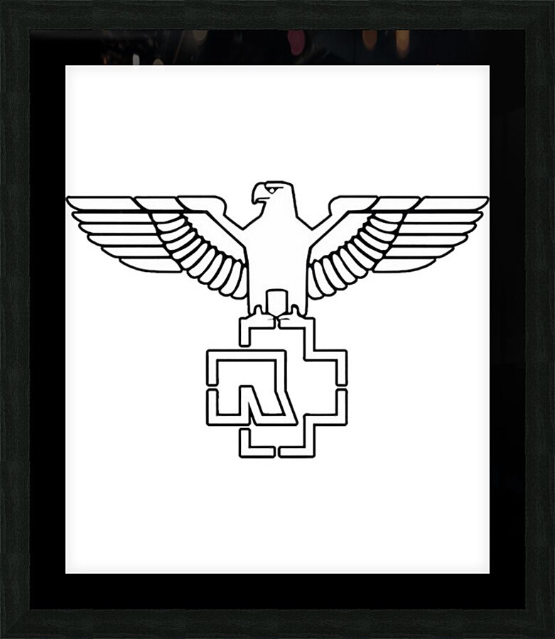 rammstein 35 Picture Frame print