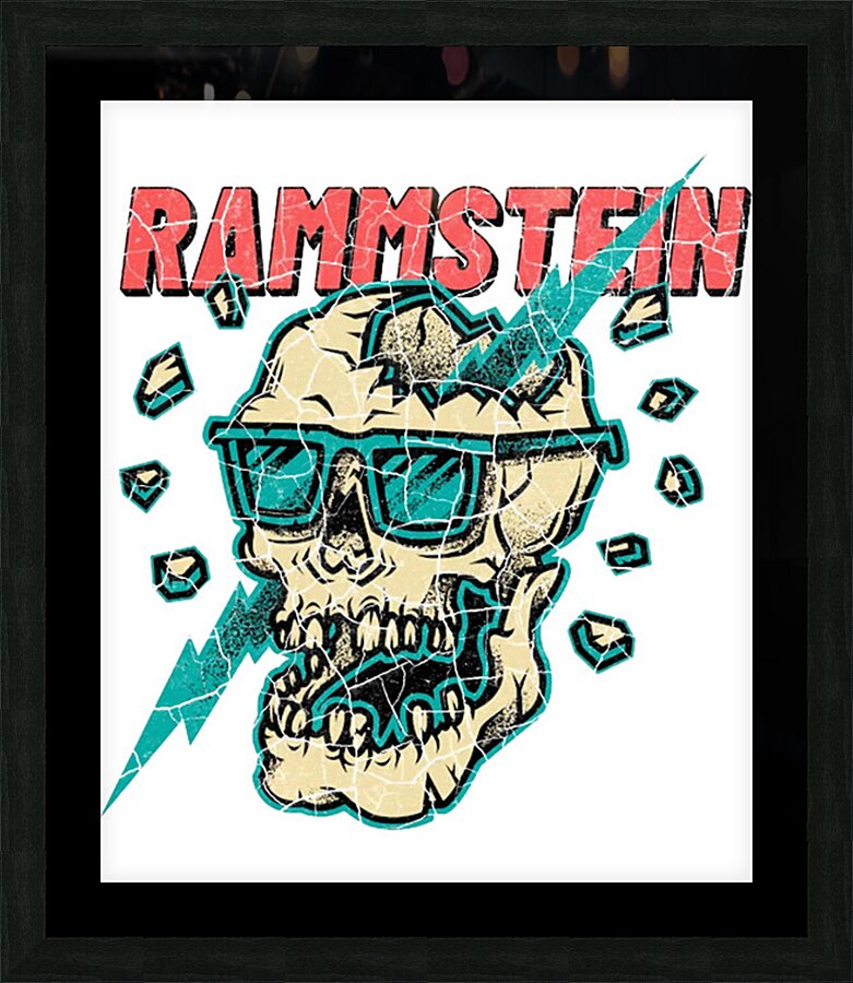rammstein 36 Picture Frame print