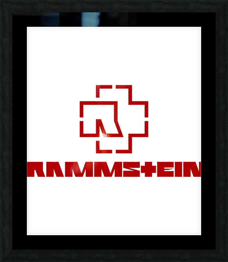 rammstein 37 Picture Frame print
