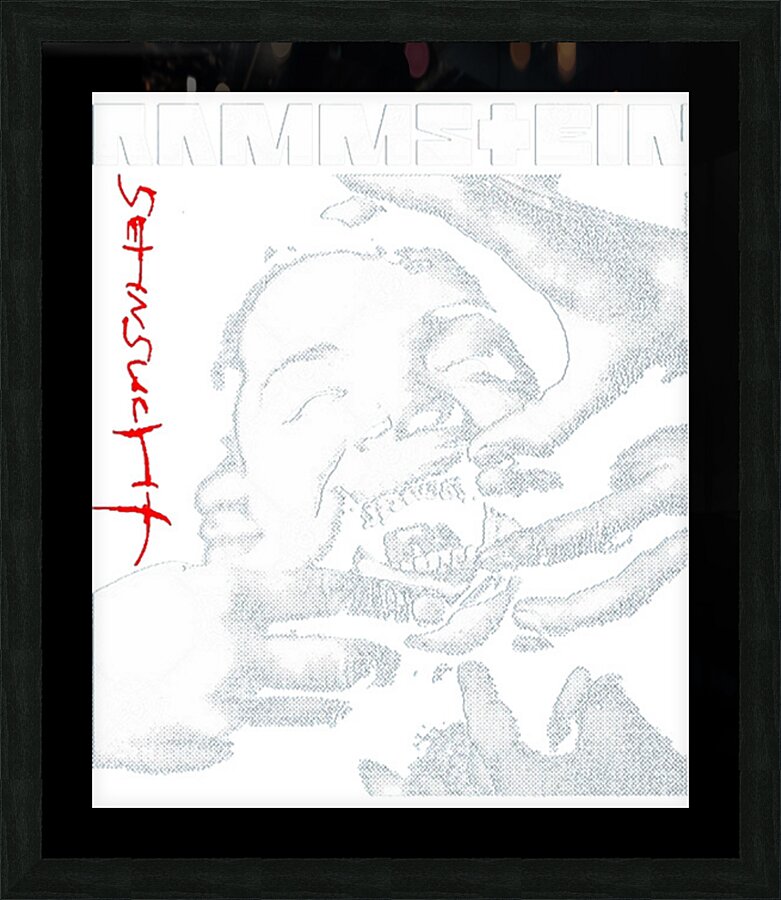 rammstein 39 Picture Frame Printing