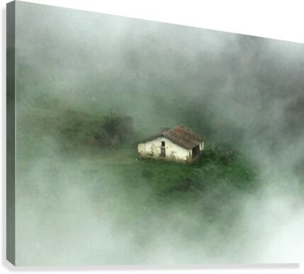 House In The Clouds Canvas Print