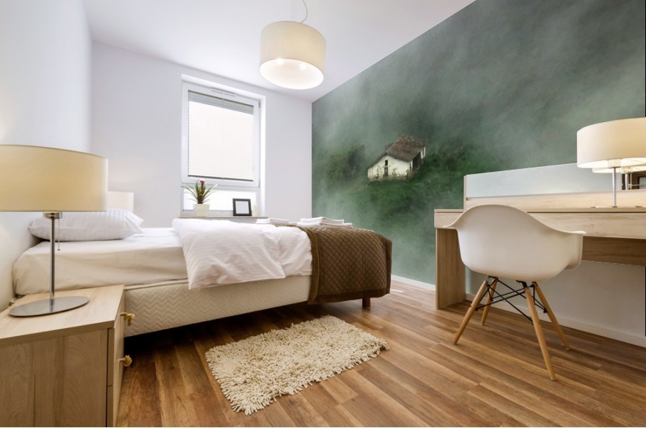 House In The Clouds Mural print