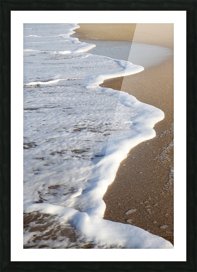 Sea Foam Picture Frame print