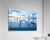 Jaws Beach Pier Acrylic Print