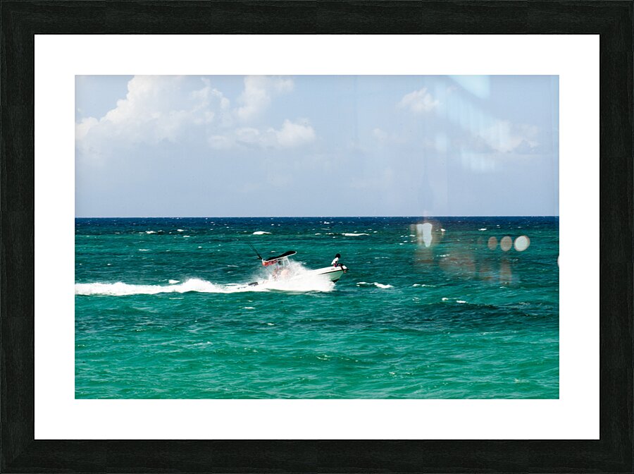 Cruising BW Picture Frame print