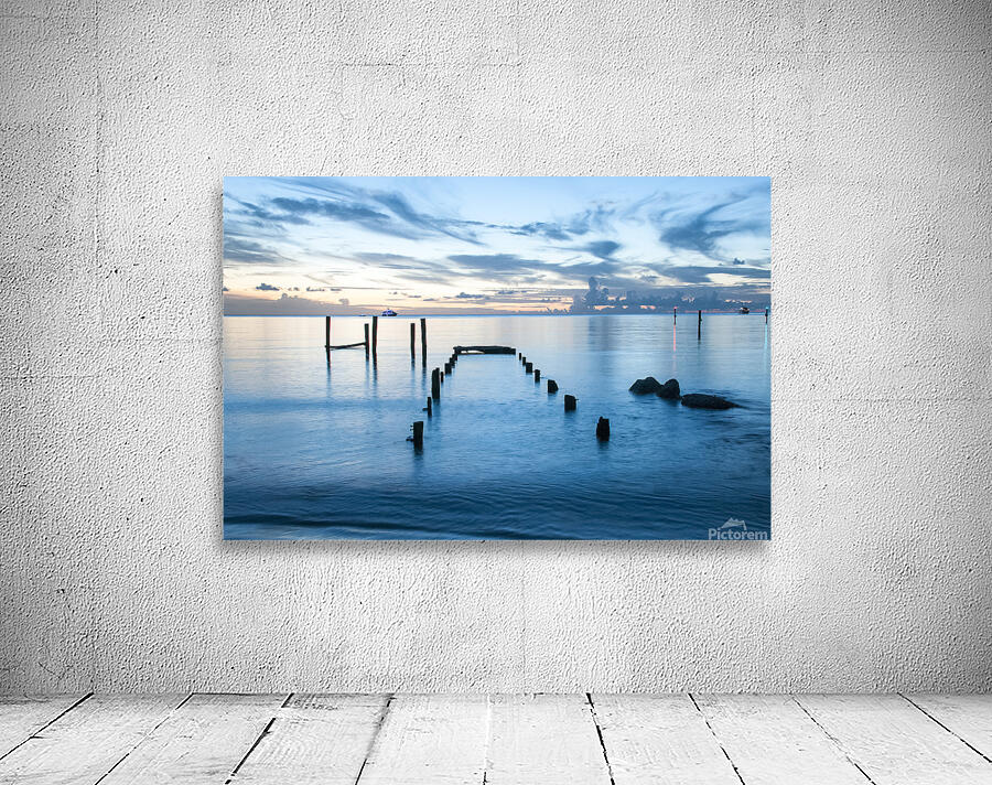 Jaws Beach Pier Wall Preview