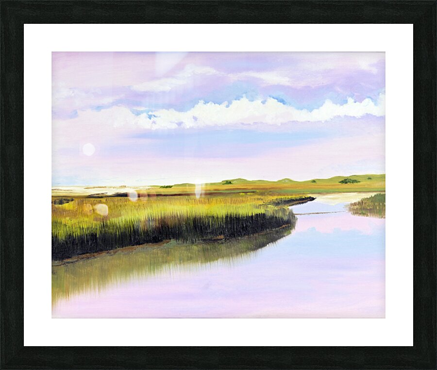 Cape Reflection at Cape Charles Virginia Picture Frame print
