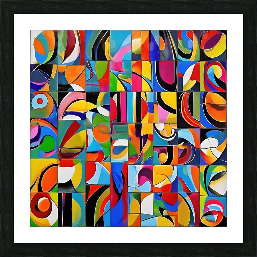 0 Abstract  art 2024     esrgan v1 x2plus 1 Picture Frame print