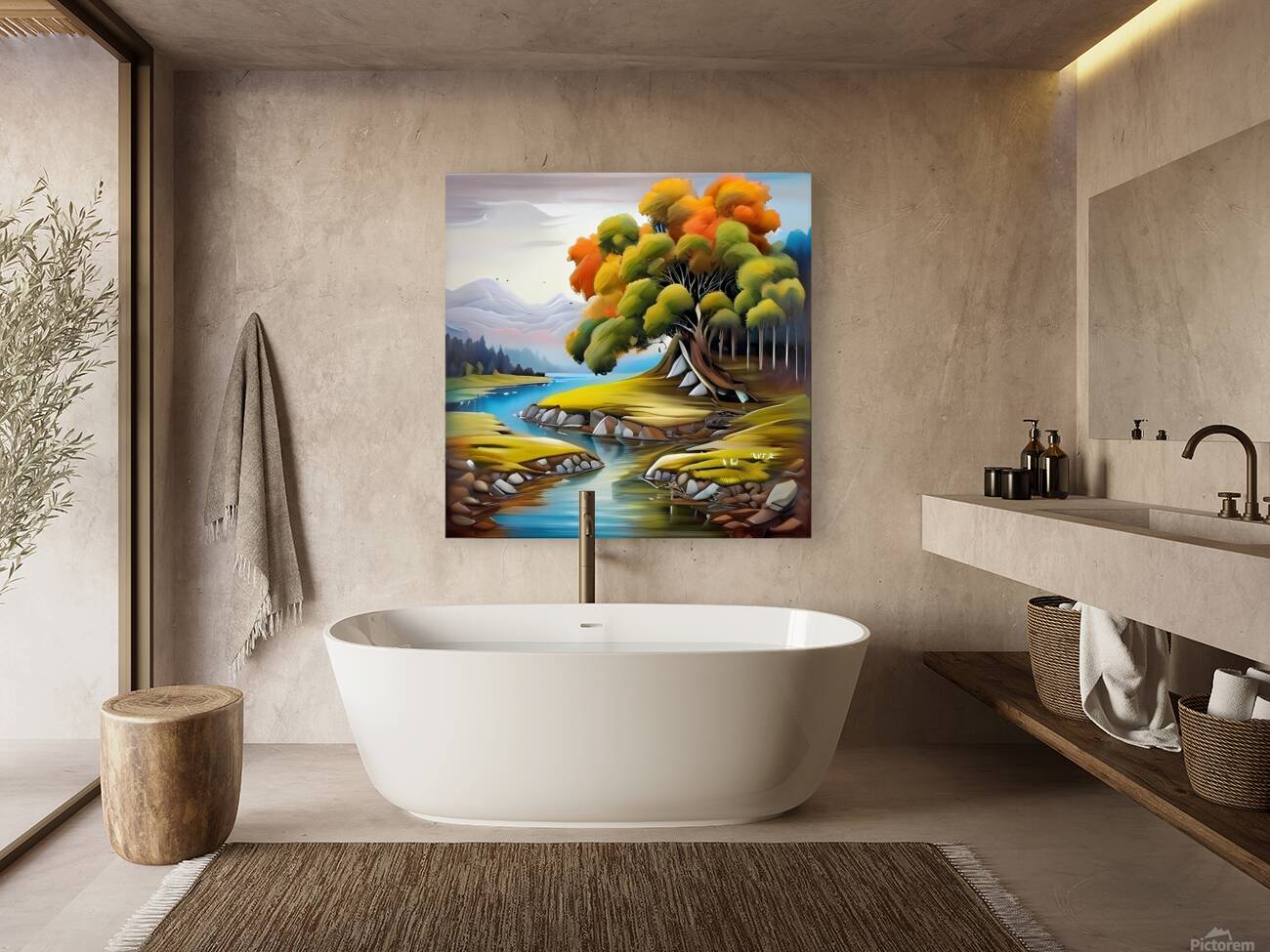 Wall art naturel landscape  Reproduction