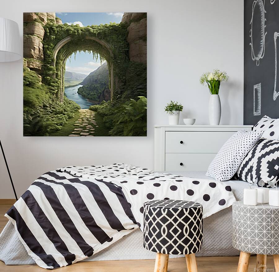  Verdant Archway in a Secret Valley  Reproduction