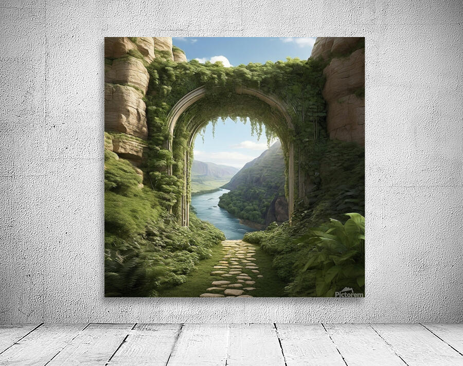  Verdant Archway in a Secret Valley  Wall Preview