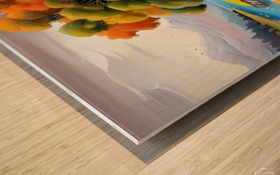 Wall art naturel landscape  Wood print