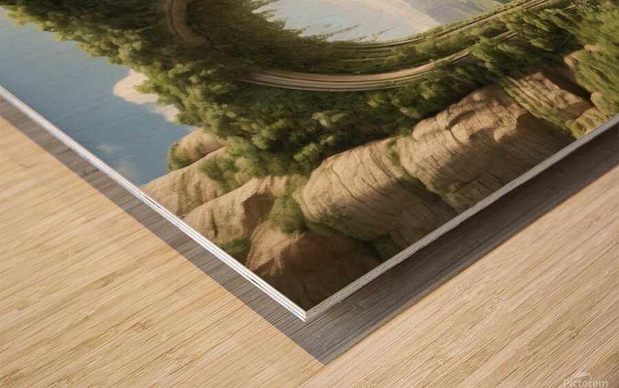  Verdant Archway in a Secret Valley  Wood print