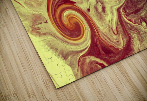 Dark Yellow Circles Anthony Zappin puzzle