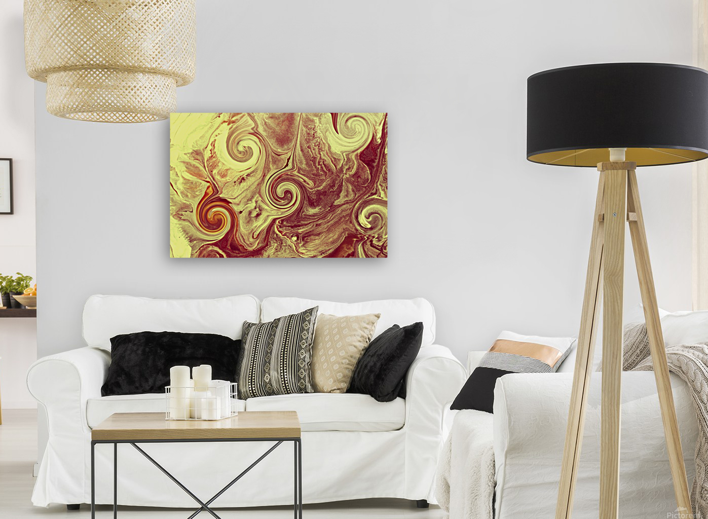 Dark Yellow Circles Reproduction