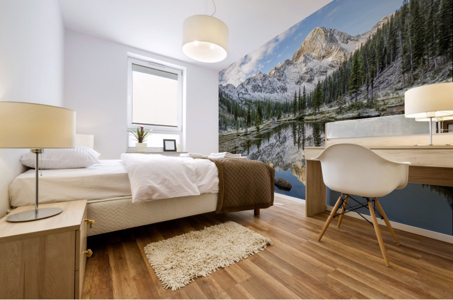 Dunn Peak Reflection Mural print