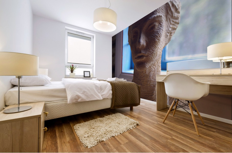 Woodcarving Mural print