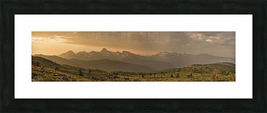 Dunn Peak sunrise Picture Frame print