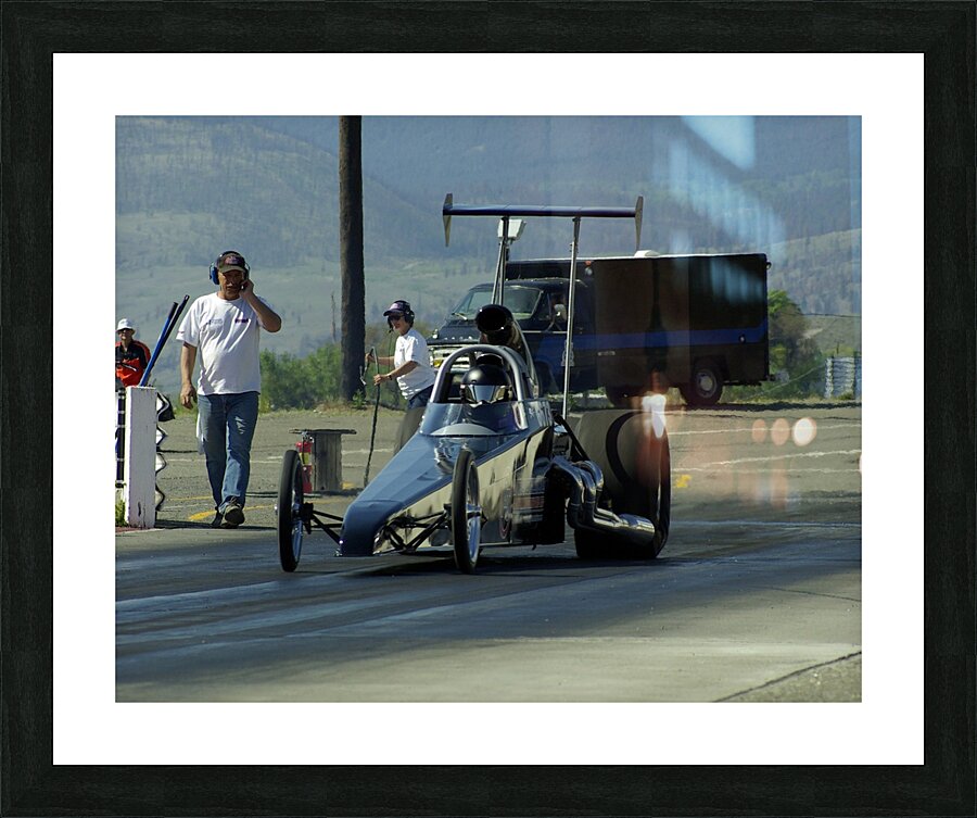 Dragster Picture Frame print