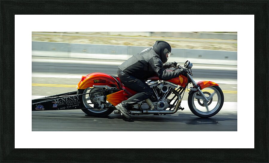 Racer Picture Frame print