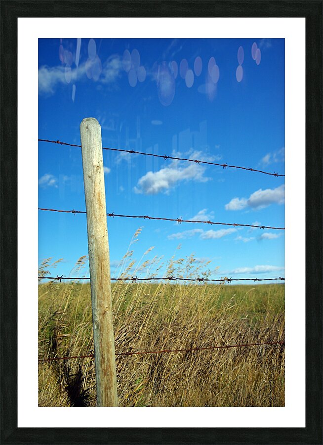 Leaning Picture Frame print
