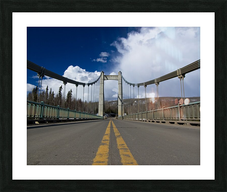 Two Lanes Picture Frame print