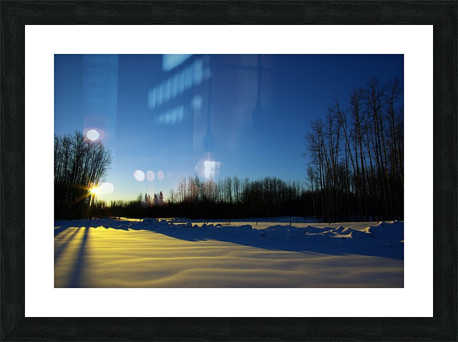 Winter Sunrise Picture Frame print