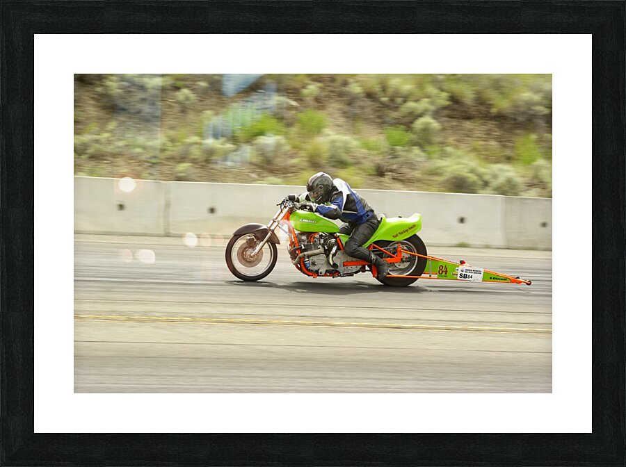 Lean Green Machine Picture Frame print