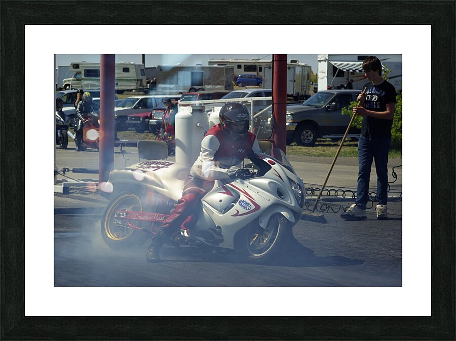 Burnout Picture Frame print