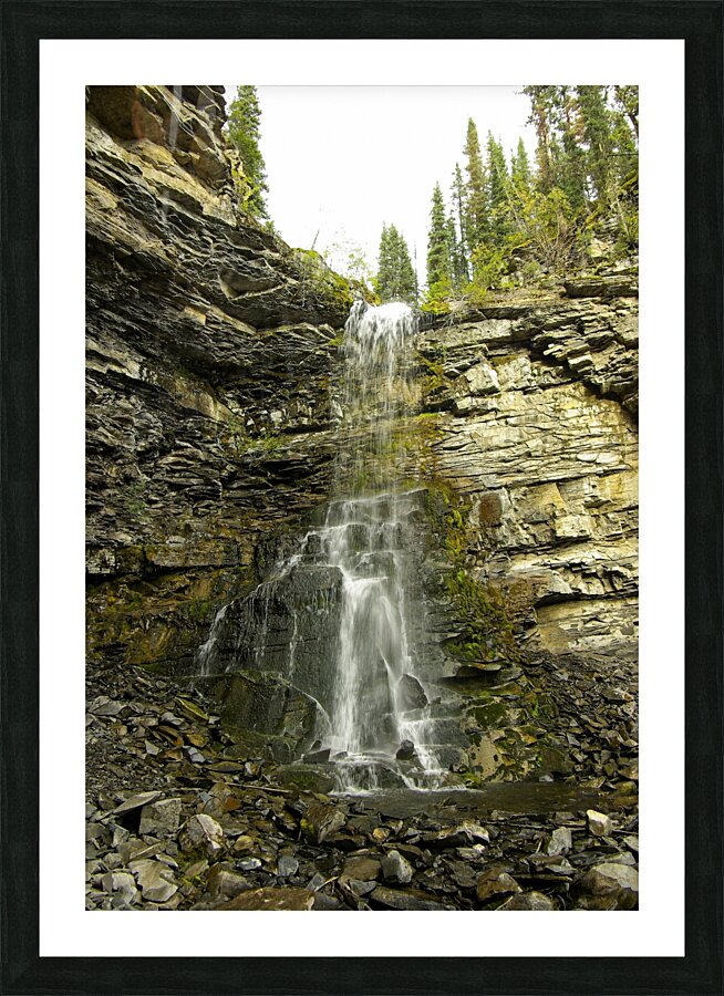 Fossil Falls Picture Frame print