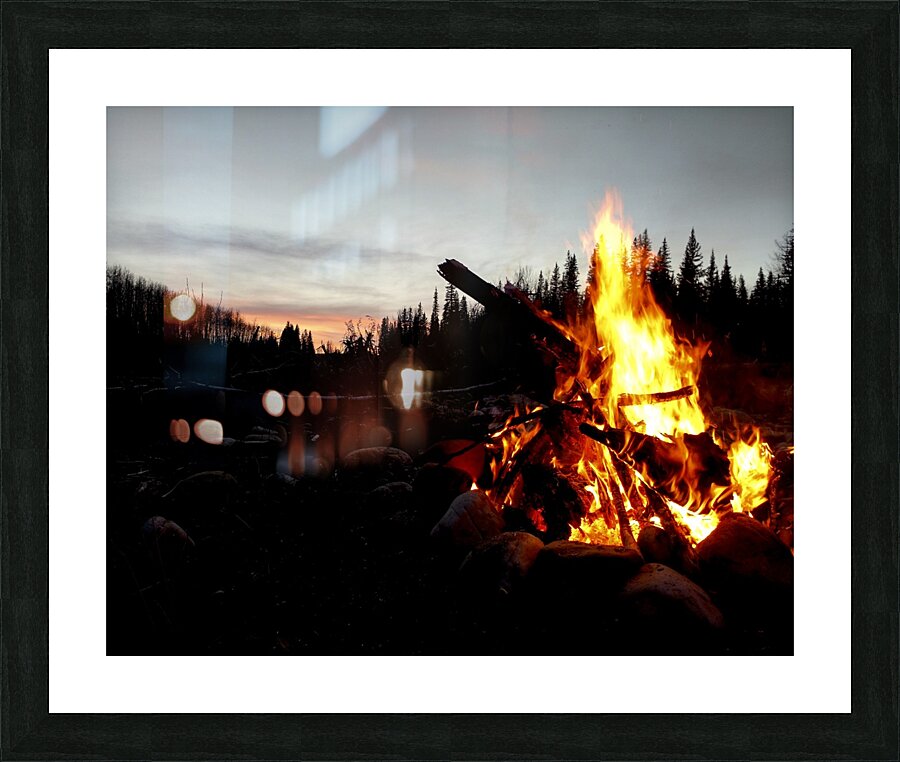 Fire Picture Frame print
