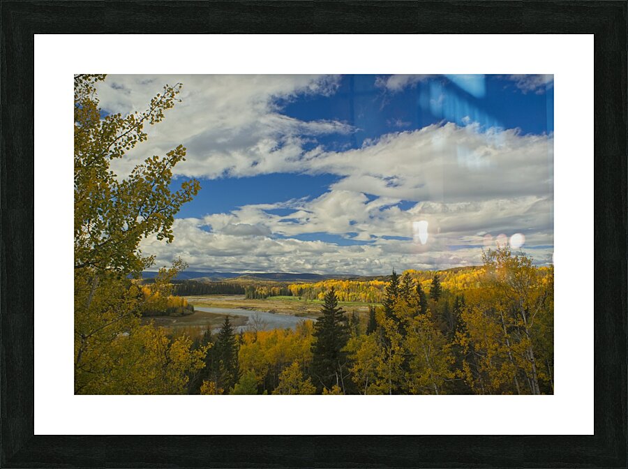 Halfway River Picture Frame print