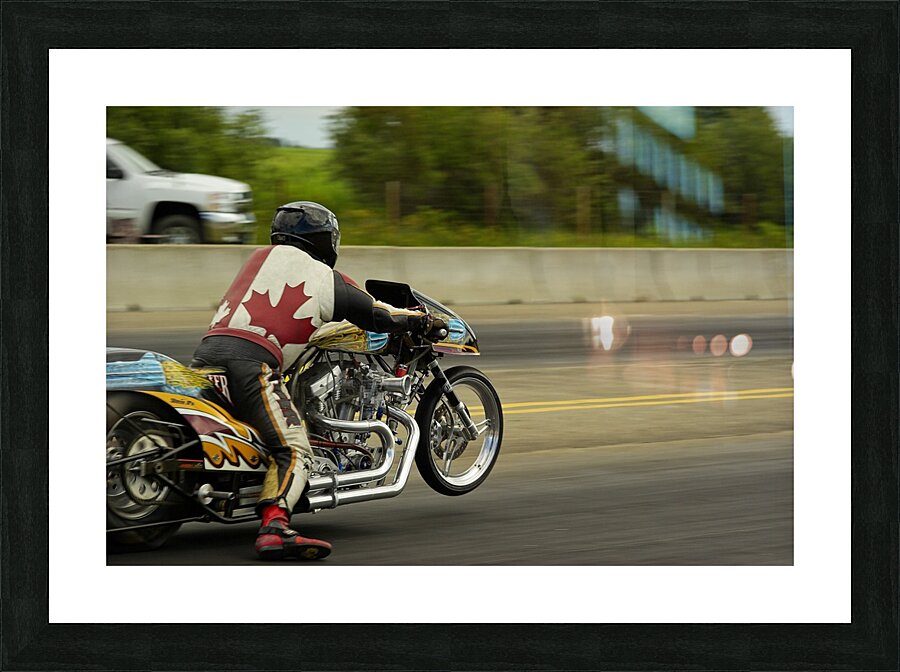 Pro Dragster Picture Frame print