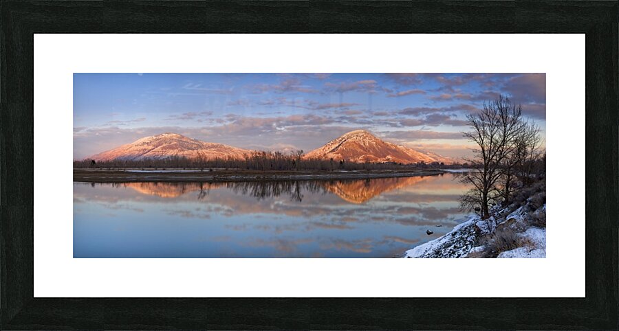 Kamloops Panorama Picture Frame print
