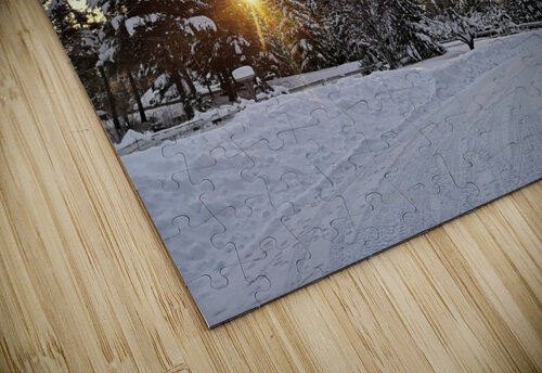 Winter Sunset Kristian Gunderson puzzle
