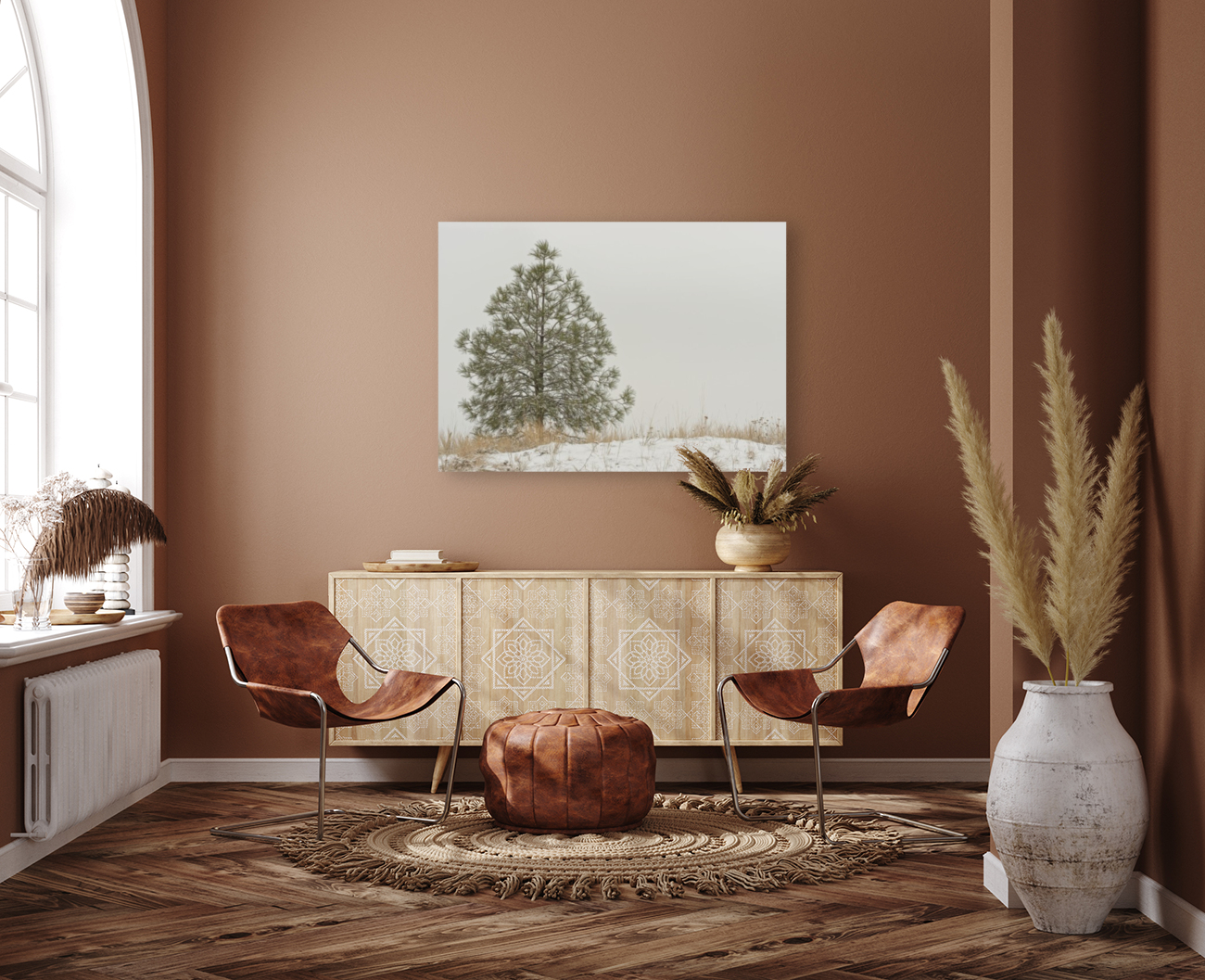 Winter Pine Reproduction