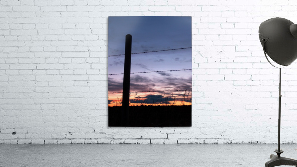 Fence at Sunset Wall Preview