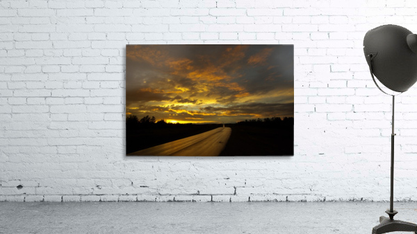 Alaska Highway Sunset Wall Preview