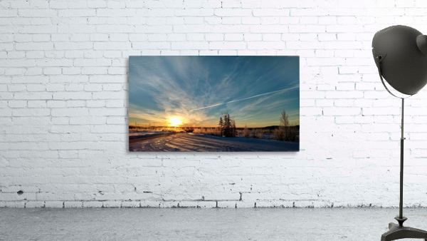 Winter Sunset Wall Preview