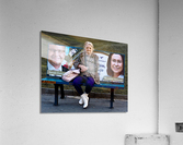 Bus Stop in Prague Acrylic Print