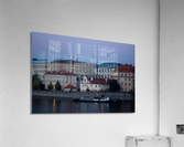 Prague  River Scene Acrylic Print