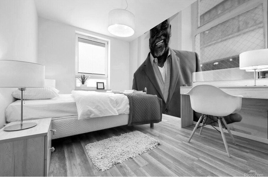 Hat and Hands Mural print