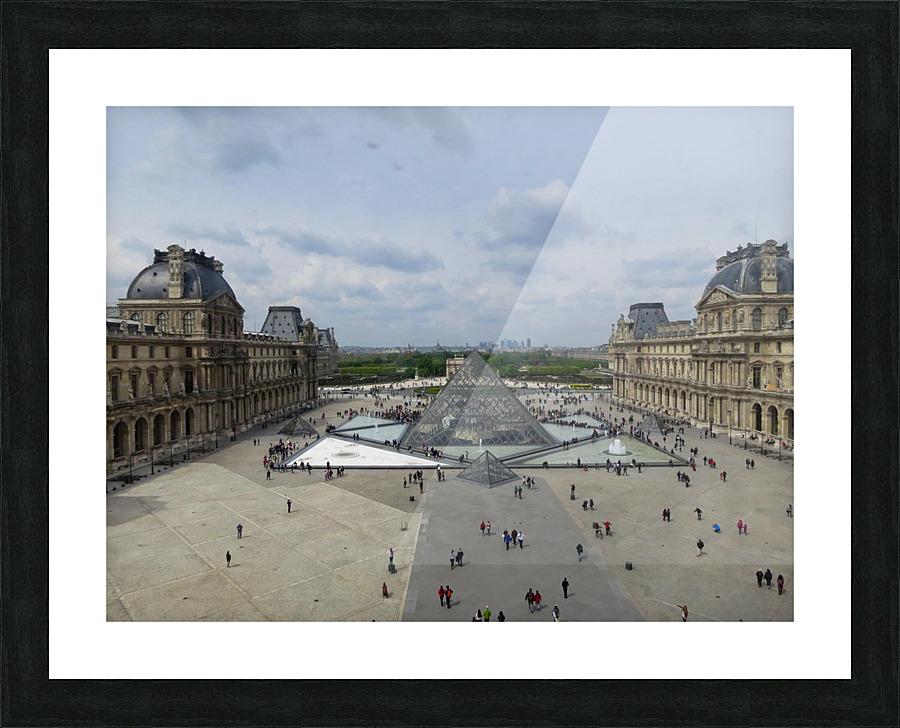 The Louvre Picture Frame print