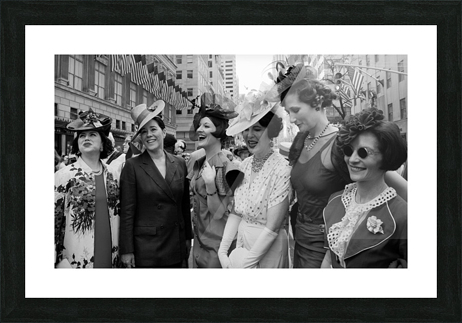 Easter Parade Picture Frame print