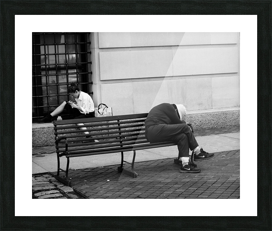NYC   Napping Picture Frame print