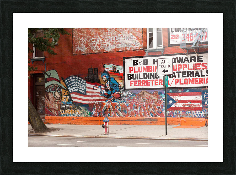Harlem Graffiti Picture Frame print