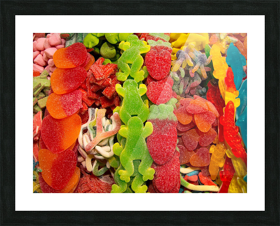 Gummy Candy Picture Frame print